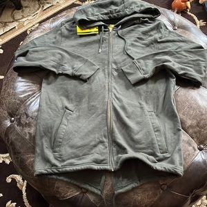 Brand new green zip up